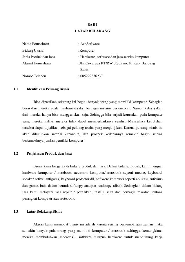 Business plan hardware image