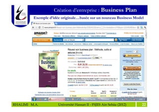 Business Plan 1 3 Fsjes Ain Sebaa Rhalimi 2012