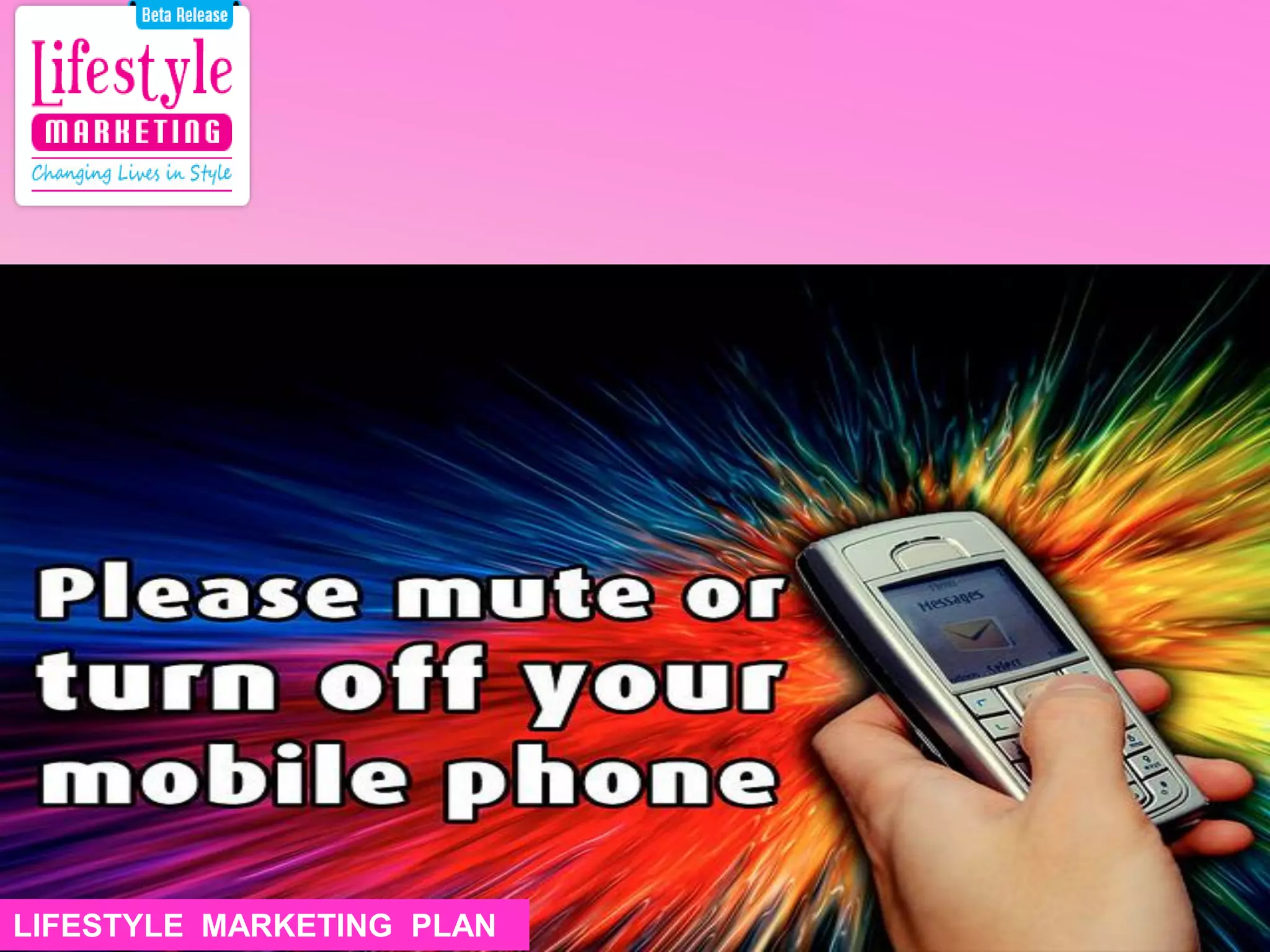 LIFESTYLE MARKETING PLANLIFESTYLE MARKETING PLAN
 
