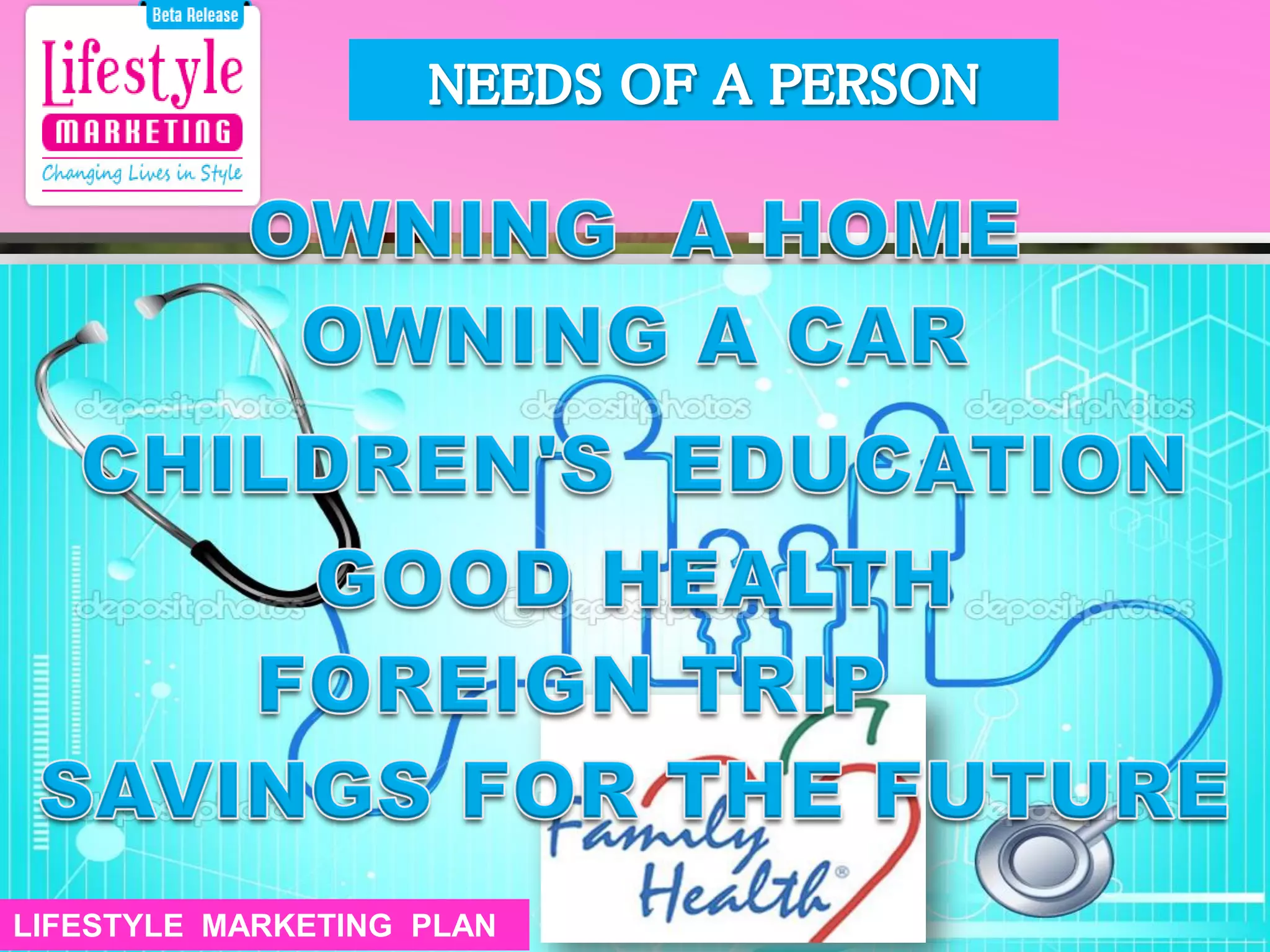 LIFESTYLE MARKETING PLANLIFESTYLE MARKETING PLAN
 