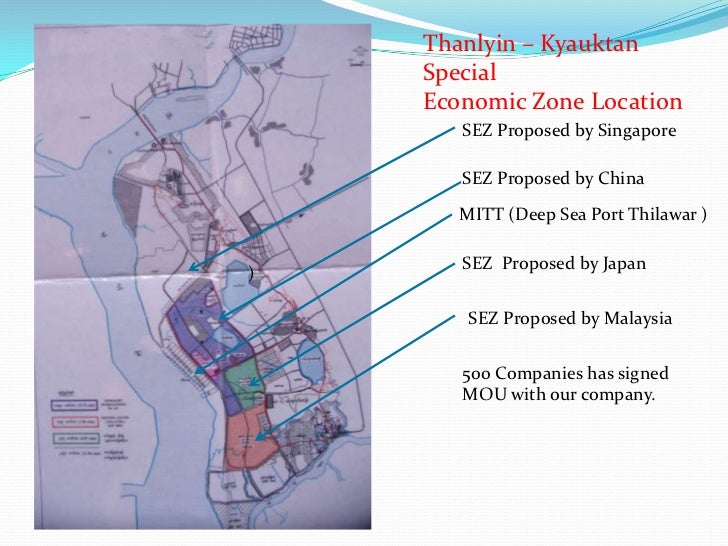 Myanmar Investment Opportunity: New Special Economic Zone (SEZ)