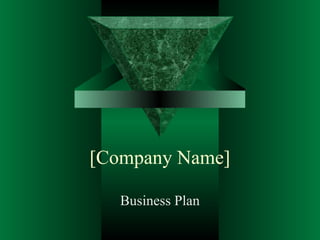 [Company Name]

   Business Plan
 