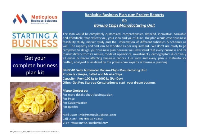 Banana chips marketing plan image