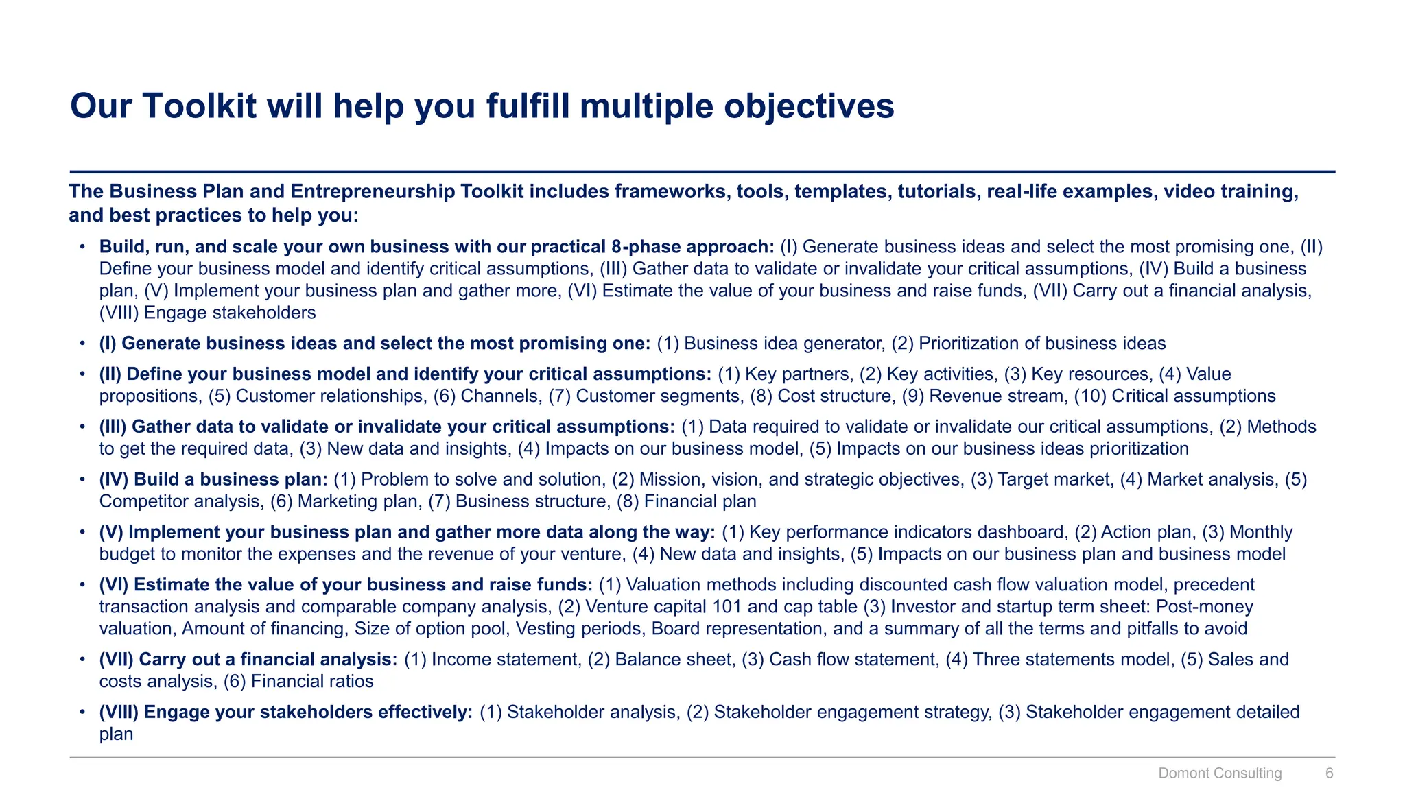 Business Plan Template and Entrepreneurship Toolkit | PPTX