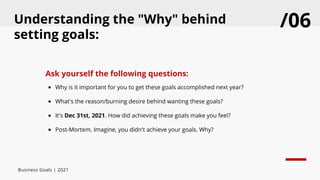 Business Plan and Goals 