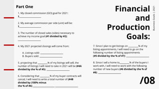 Business Plan and Goals 