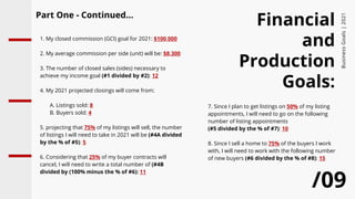 Business Plan and Goals 