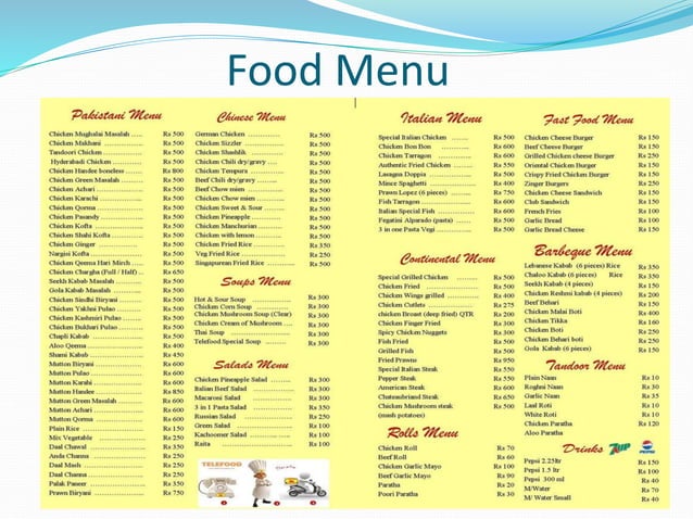 healthy restaurant business plan pdf