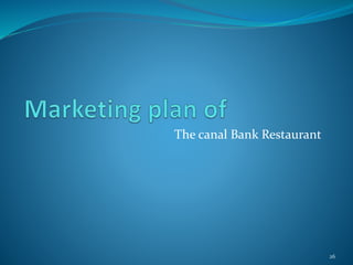 Business plan (restaurant)