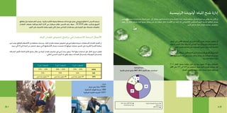 ‫إدارة شح املياه: أولويتنا الرئيسية‬
                                                                                                                                          ‫إن األردن بلد يعاني من شح املياه وأن معظم مصادر املياه اخلاصة به قد مت استخدامها بشكل تام. تقوم الدولة باستثمارات ضخمة لتطوير‬
                 ‫سيتم تأسيس 44 قطاع توزيع في عمان مع عدادات مستقلة وغرفة حتكم مركزية. ومبجرد امتام عملية عزل مقاطع‬                        ‫مصادر اضافية خلدمة النمو السكاني واالقتصادي، لذا، فانه من األهمية مبكان ملياهنا بأن تدير مصادر توزيع املياه بشكل فعال وأن تقوم‬
                 ‫التوزيع وتركيب نظام ‪ ، SCADA‬سوف يتم تأسيس نظام سيطرة حي الدارة املياه ومراقبة عمليات الفقدان‬                                                                                                                    ‫بتخفيض عمليات فقدان املياه بشكل كبير.‬
                            ‫مبعلومات مفصلة حول كيفية واين يتم فقدان املياه في عمان لكي تقوم مياهنا بالتصرف على الفور.‬



                                          ‫األعمال املربحة لالستثمار في برنامج تخفيض فقدان املياه.‬
                                                                                                                                                                                                              ‫إن معظم عمليات فقدان املياه حتدث في الشبكة األقرب الى املنازل.‬
    ‫إن أفضل اخليارات الستثمارات مربحة ملياهنا هي في تخفيض عمليات فقدان املياه. وبدرجات متفاوتة من األنشطة واملواقع، يوجد لدى‬
                                                                                                                                                                                                              ‫ستقوم مياهنا باستبدال هذا اجلزء من الشبكة خالل اخلمس سنوات‬
     ‫مياهنا القدرة الكبيرة على حتسني عمليات متويلها إذا خصصت مصادر ألنشطتها التي سوف تخفض من املياه التي ال تأتي مبردود.‬
                                                                                                                                                                                                                      ‫القادمة كجزء من برنامج السيطرة على عمليات فقدان املياه.‬
    ‫فعلى سبيل املثال، فإن استثمار مببلغ 7ر86 ميلون دينار أردني في تخفيض فقدان املياه من خالل برامج ثالثية العادة تأهيل الشبكة‬
                                                                                                                                                                                                              ‫كما سيتم القيام باستثمارات أخرى العادة تأهيل شبكات جنوب عمان‬
                                                      ‫واستبدال التوصيالت واستبدال العدادات سوف يكون له املردود النسبي التالي:‬
                                                                                                                                                                                                              ‫واستبدال العدادات وأن إنشاء خزانات جديدة في زارة ماعني سوف توفر‬
                                                                                                                                                                                                                                                        ‫مياه اضافية للمدينة.‬

                                                                                                                                                                                                              ‫باستثمار يبلغ 79 مليون دينار من قبل مياهنا بحلول العام 1102،‬
                                         ‫السنوات 1 إلى 5‬       ‫السنوات 1 إلى 5‬        ‫السنوات 1 إلى 5‬
                                                                                                                                                                 ‫إدارة شح املياه‬                              ‫فإن عمليات فقدان املياه سوف تنخفض من 34% الى 23% على األقل‬
                                         ‫%34 - - %52‬            ‫%34 - - %03‬            ‫%34 - - %53‬                ‫‪NRW‬‬                  ‫استثمارات خالل األعوام 1102-7002 مباليني الدنانير األردنية‬                            ‫وستنعم نصف مدينة عمان بتزويد مستمر للمياه.‬
                                              ‫%52‬                   ‫%81‬                     ‫%61‬                   ‫‪IRR‬‬
                                       ‫37 مليون دينار أردني‬   ‫04 مليون دينار أردني‬   ‫03 مليون دينار أردني‬         ‫‪NPV‬‬
                                                                                                                                                                ‫3 6‬
                                                                                                                                                          ‫01‬
                                                                                                                                ‫حيث:‬
                                                                                                             ‫‪ :NRW‬مياه بدون مردود‬                                            ‫84‬
                                                                                                         ‫‪ :IRR‬نسبة العوائد الداخلية‬
                                                                                                                                                           ‫03‬
                                                                                                        ‫‪ :NPV‬القيمة احلالية الصافية‬



                                                                                                                                        ‫إعادة تأهيل جنوب عمان‬                  ‫استبدال التوصيالت املنزلية‬
                                                                                                                                             ‫استبدال العدادات‬                                      ‫خزانات‬
‫7‬                                                                                                                                                                                             ‫إدارة املناطق‬                                                                 ‫6‬
 