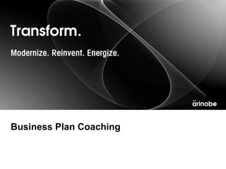 Business Plan Coaching 
 