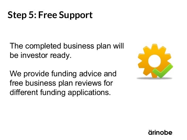 Buy a completed business plan
