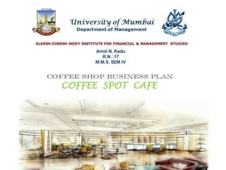Business plan coffee shop