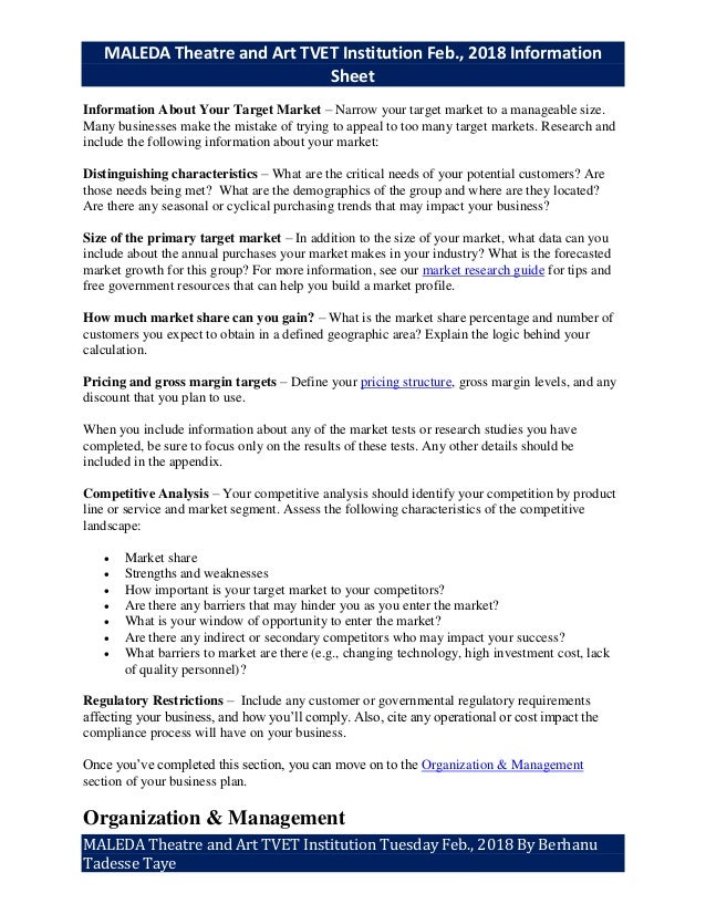 3 key elements of a business plan picture