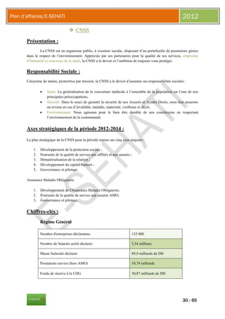 Plan d’affaires/E-SEHATI                                                                                      2012
       ...
