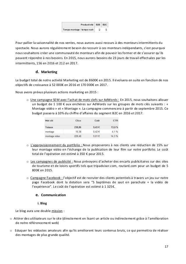 Montage business plan 07 image