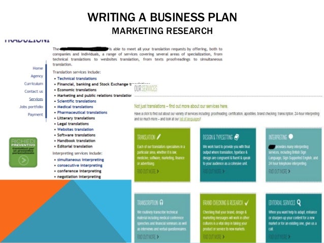 Translation service business plan