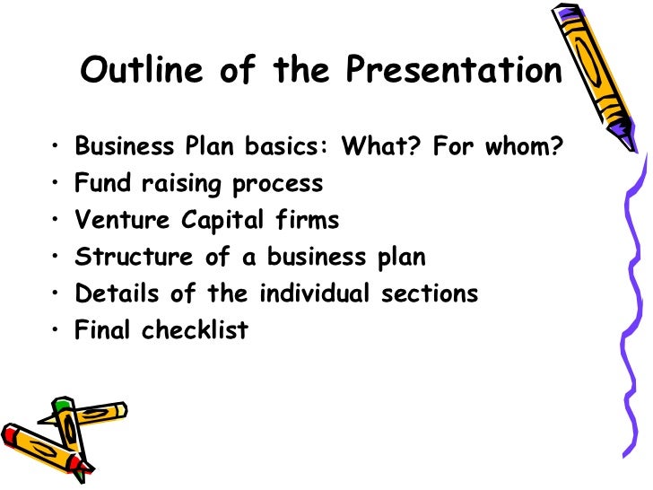 Business plan for raising venture capital