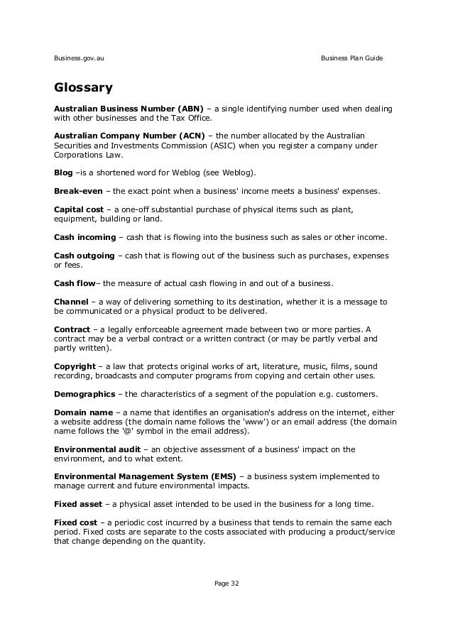Business plan guide