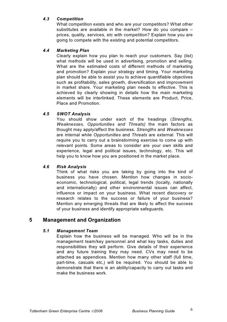 Drafting a business plan picture