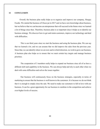 Business Plan Example For Hungryfoodie