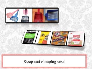 Scoop and clumping sand
 