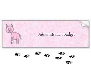 Administration Budget
 