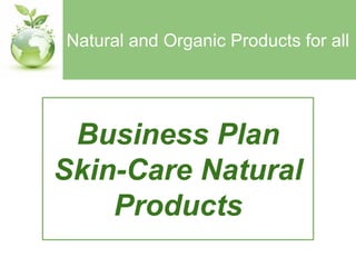 proposal business plan skin care