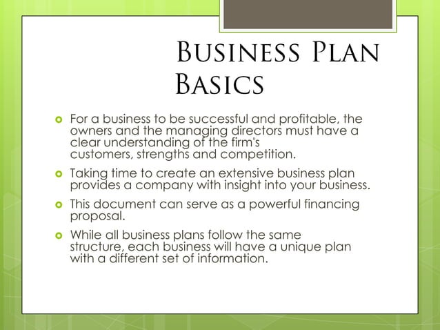 Importance Of Business Plan In Entrepreneurship