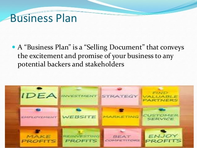 Stakeholders in the business plan