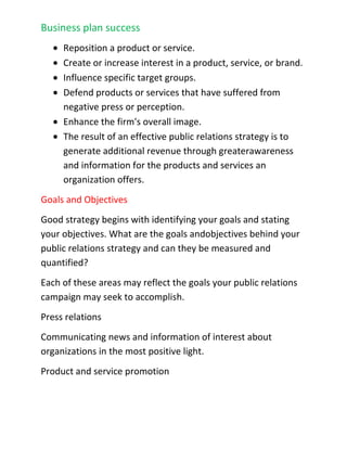 Defend products or services that have suffered from negative press or perception.