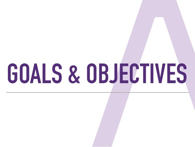 objectives of real estate