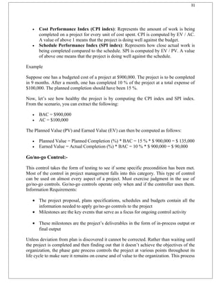 Qpi Project Calculation Business planning and project management | DOC
