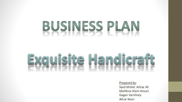business plan for handicraft business