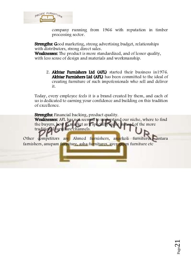Furniture store business plan pdf picture