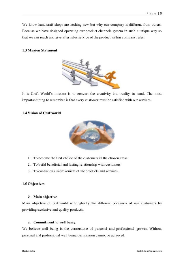 Business Plan On Handicraft Doc