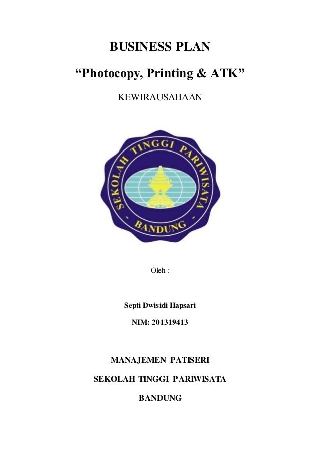 Business plan photocopy atk