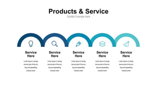 Products & Service
Subtitle Example Here
Service
Here
Lorem Ipsum is simply
dummy text of the prin
ting and typesetting
industry lorem
Service
Here
Lorem Ipsum is simply
dummy text of the prin
ting and typesetting
industry lorem
Service
Here
Lorem Ipsum is simply
dummy text of the prin
ting and typesetting
industry lorem
Service
Here
Lorem Ipsum is simply
dummy text of the prin
ting and typesetting
industry lorem
Service
Here
Lorem Ipsum is simply
dummy text of the prin
ting and typesetting
industry lorem
 