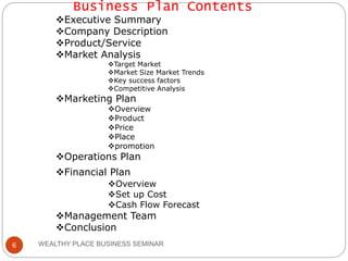 Business plan preparation specific guidelines | PPTX