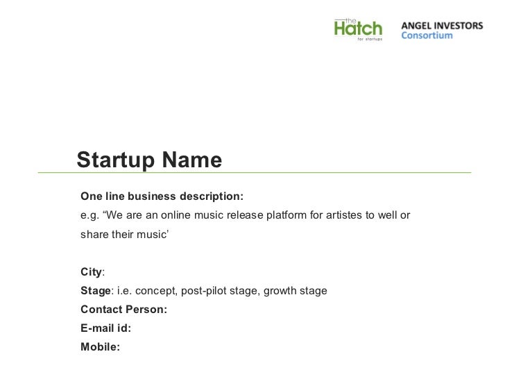business startup template