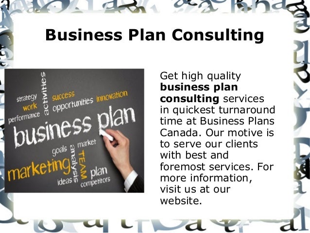 writing a business plan canada