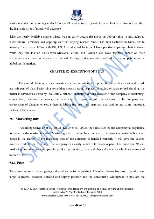 Research Topics In Textiles And Clothing | Dissertation Center