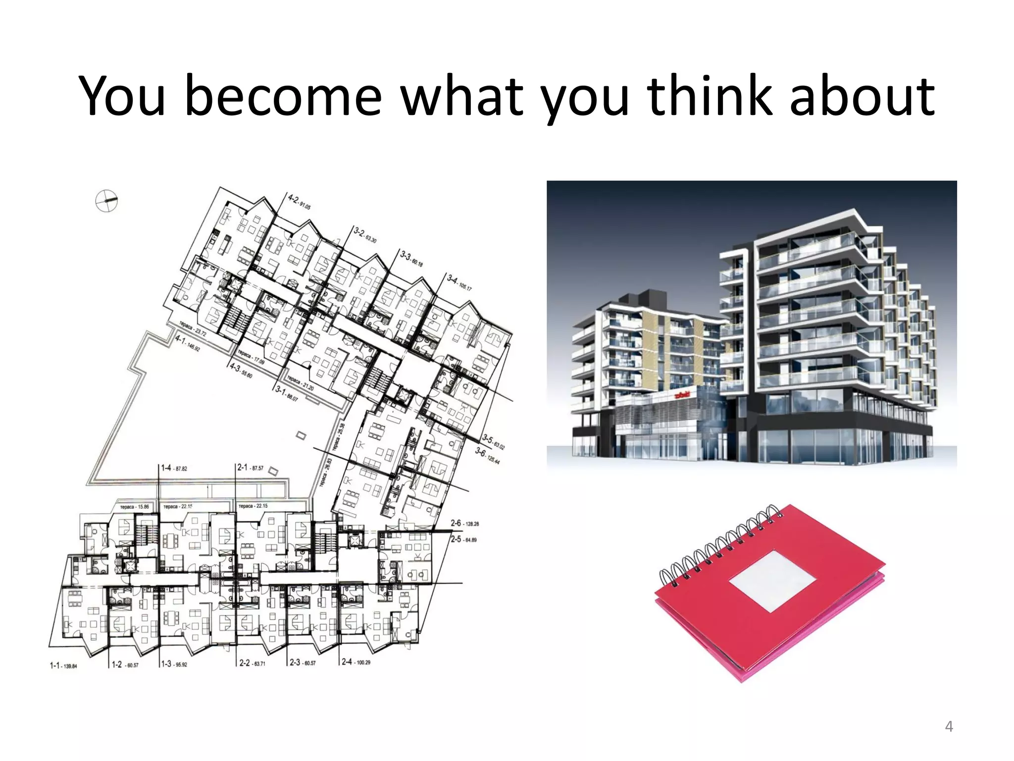 You become what you think about
4
 