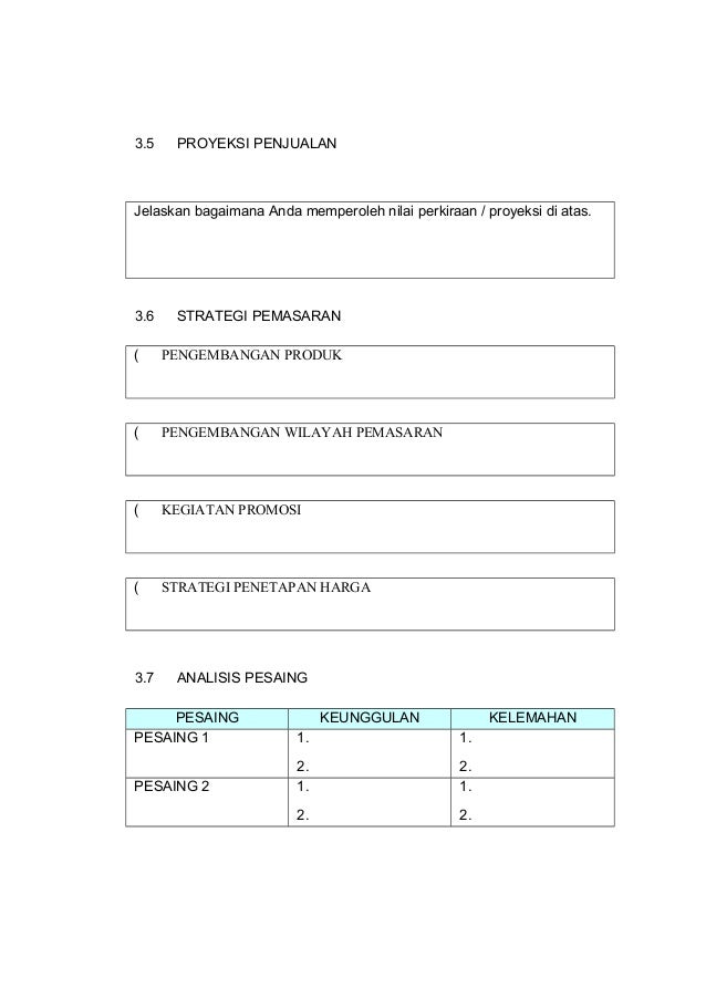 Business plan template