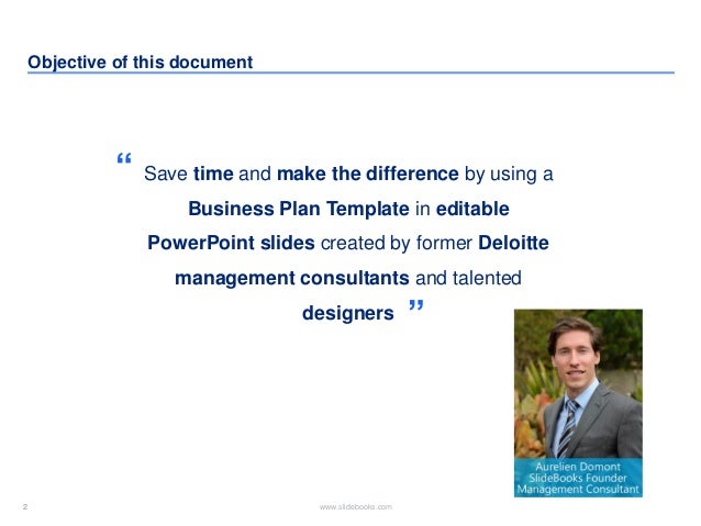 deloitte business plan template