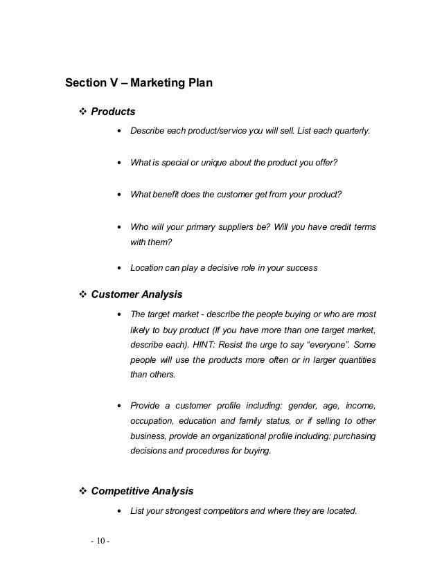 Business plan template1