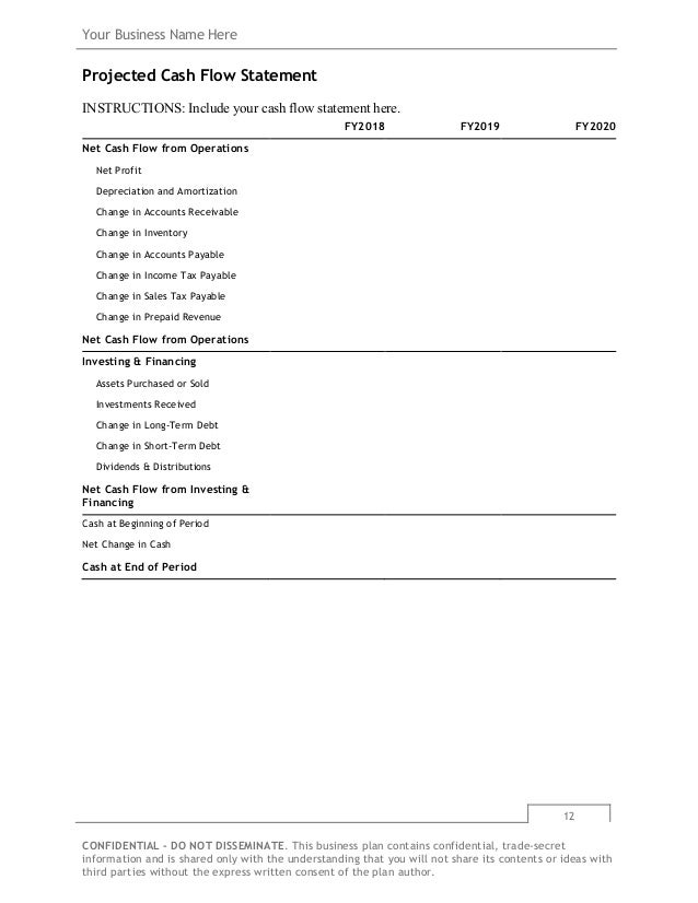 business plan template free download on bplans com