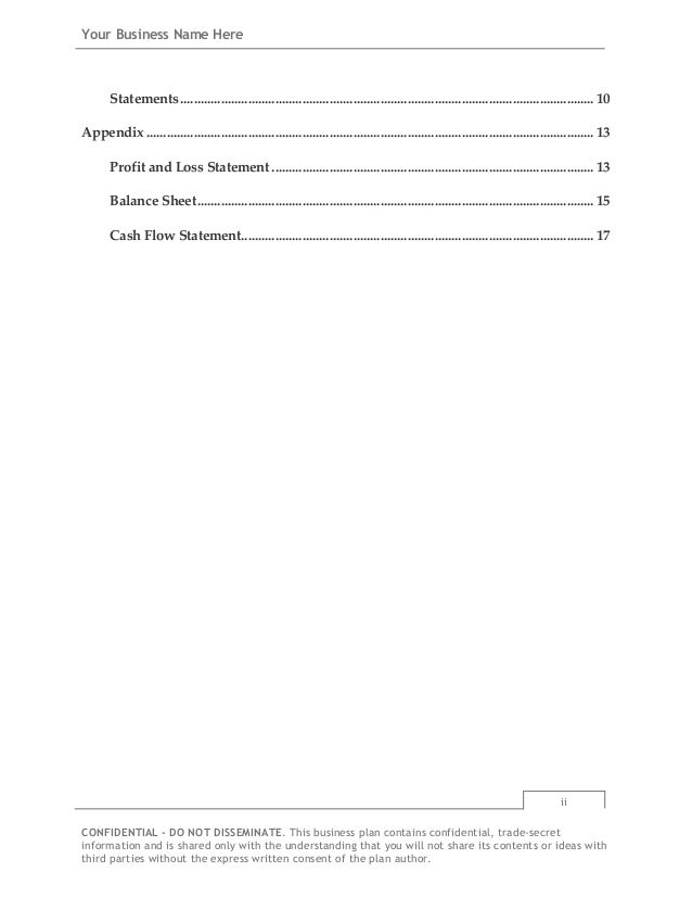 business plan template free download on bplans com