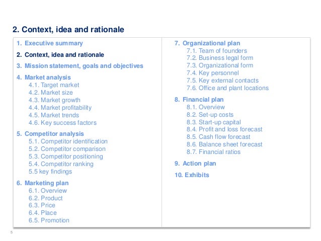 simple business plan template by ex mckinsey consultants business plan cash flow