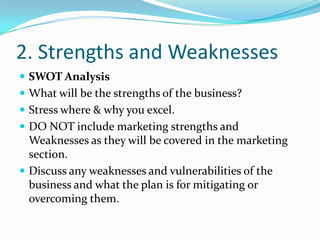 Business plan writing power point